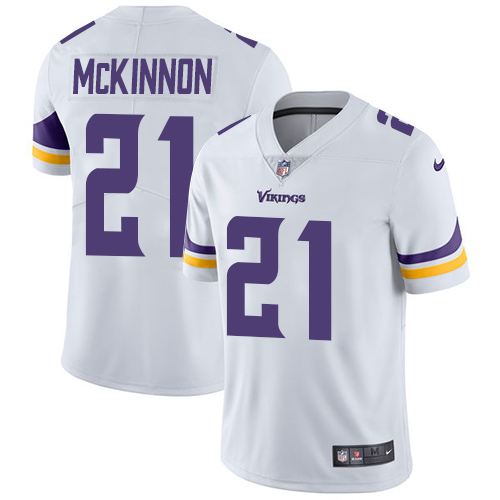Nike Vikings #21 Jerick McKinnon White Men's Stitched NFL Vapor Untouchable Limited Jersey